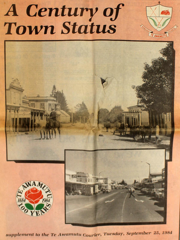 Te Awamutu Centennial Supplement to the Courier Te Awamutu Museum