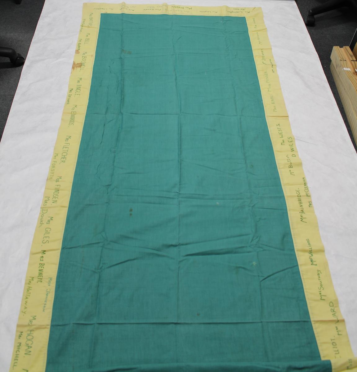 Table Cloth Te Awamutu Museum
