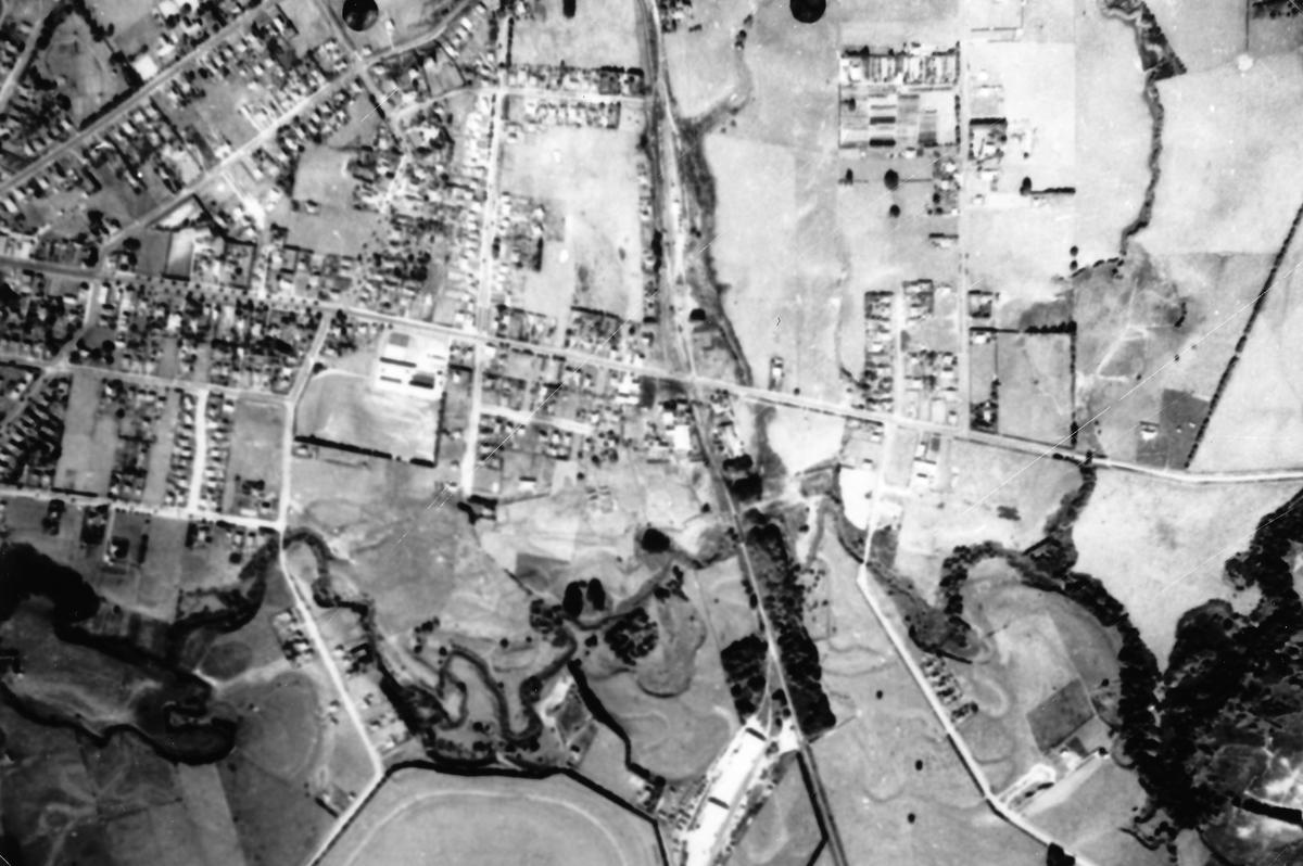 Te Awamutu Aerial Photograph Te Awamutu Museum