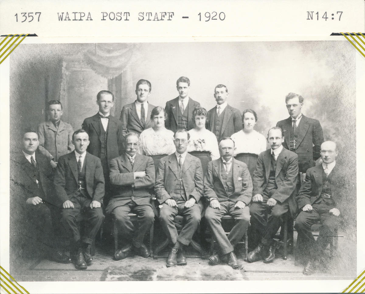 Waipa Post Staff Te Awamutu Museum